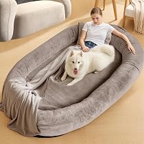Amazon.com : Human Dog Bed,71"x45"x14" Human Sized Dog Bed for ...