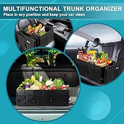 Sposuit Extra Large Trunk Organizer 98L Collapsible