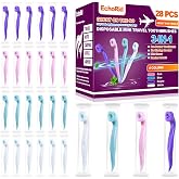 EchoRid Mini Disposable Toothbrush, Pre-Pasted Toothbrushes with Toothpaste and Toothpick for Travel - Fluoride Free, No Rinsing Needed, Mint Flavor, Fresh Breath Anywhere Anytime - 28 Ct