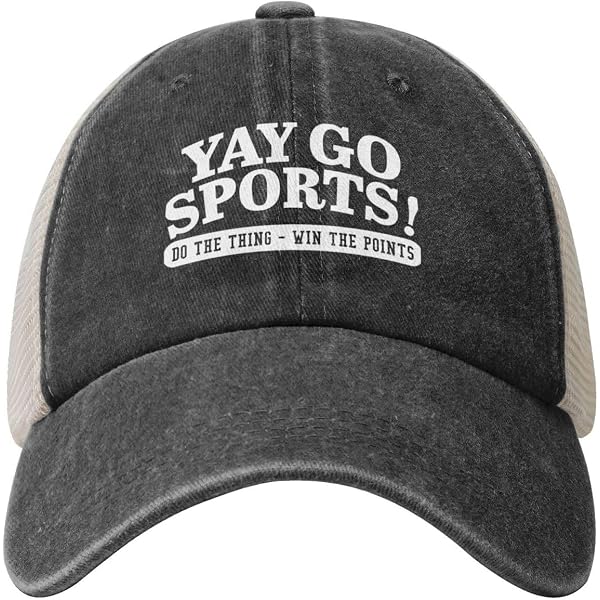 Winnie Rose Apparel Yay Sports White Navy Dad Hat at Amazon  display picture 3