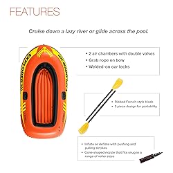 Intex Explorer 200 Inflatable 2 Person River Boat
