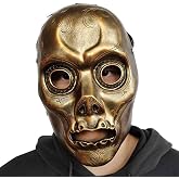 Gbyork Death Eater Skull Mask, Resin Halloween Dance Party Props Costume Cosplay Mask for Adult