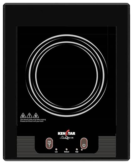 Kenstar Queen KIQ16BP3 1600-Watt Induction Cooktop (Black)