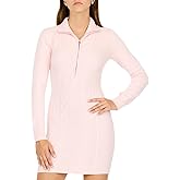 Forever 21 Womens Cable Knit 1/4 Zip Sweater Dress