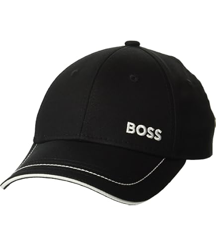 Hugo Boss Men's Black Nylon Zed M All Over Logo Cap at Amazon