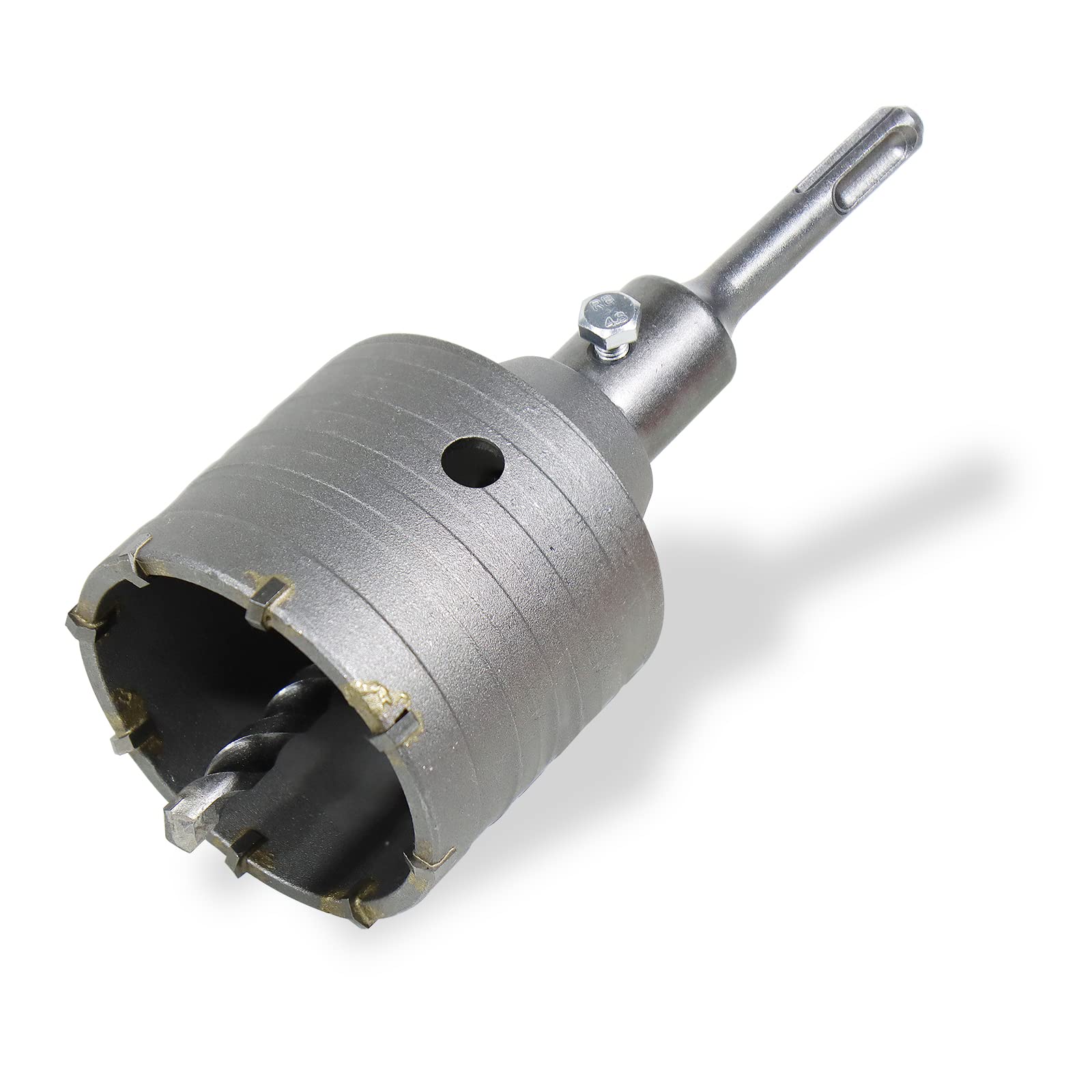 CCLIFE Drill Bit 50-100 mm Socket Drill Bit Concrete with SDS Plus Adaptor Drill Bit Socket for Masonry and Concrete
