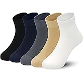 SERISIMPLE Kids Viscose Bamboo Above Ankle Socks Breathable Thin Summer Crew Comfortable Mesh Girls Boys Socks 5 Pairs