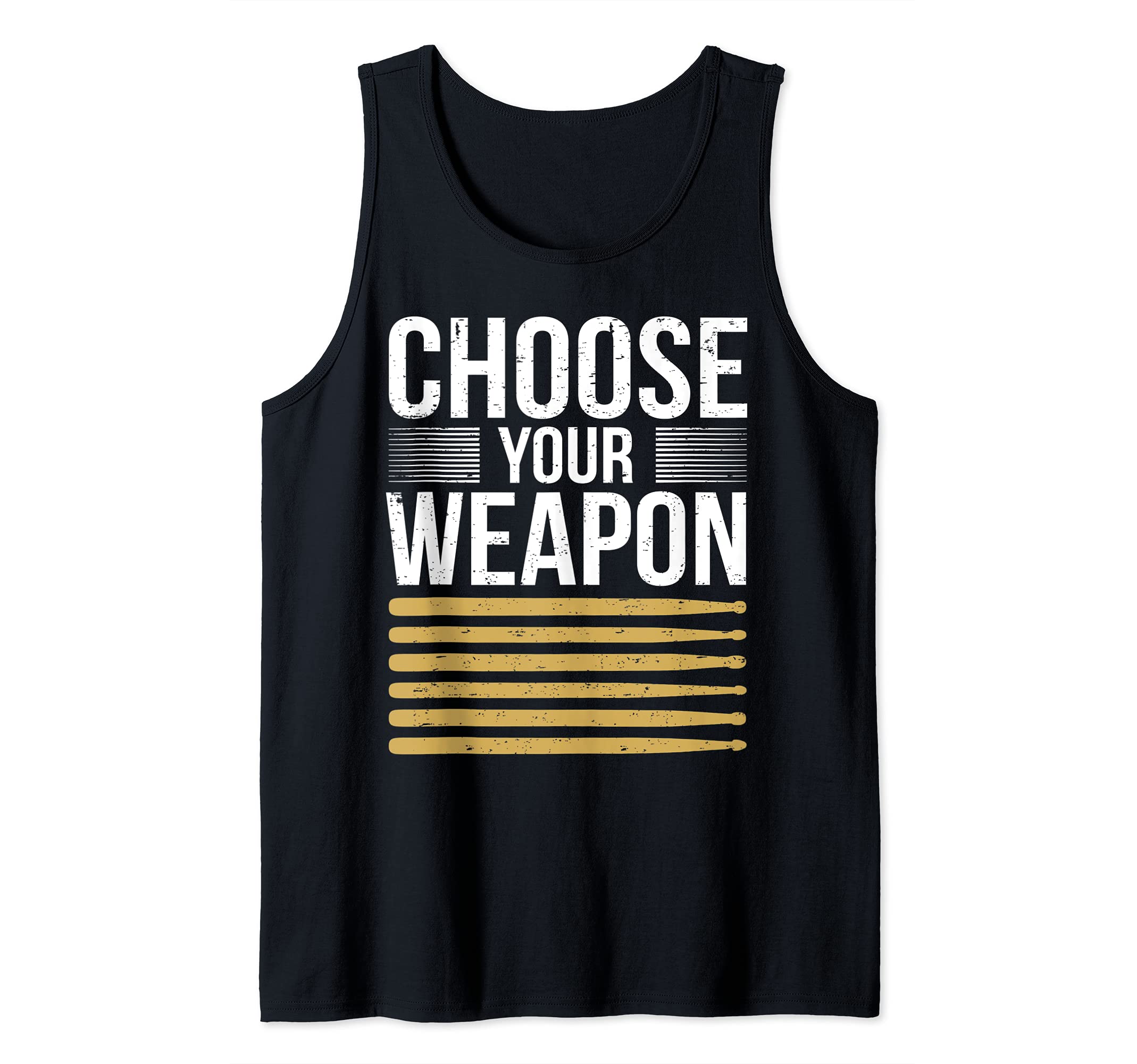 Cool Drummer Drumming Stick Drums Percussion I Choose Tank Top