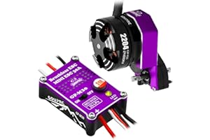 GOUPRC 2204 2400KV Brushless Outrunner Motor with Transmission & 30A Brushless Mini Esc for SCX24 Remote Control Crawler Car 