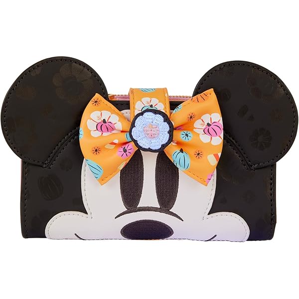 Amazon.com: Loungefly Disney Minnie Mouse Floral Zip-Around Wallet