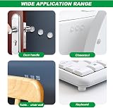 SenZee Clear Rubber Bumper Pads 202 Pcs Self Adhesive Cabinet Door Stoppers view 7