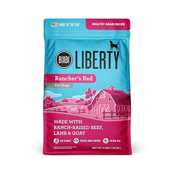 BIXBI LIBERTY GRAIN FRIENDLY DRY DOG FOOD, RANCHER’S...