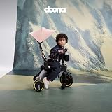 Doona Liki Baby Trike S1 Blush Pink Foldable Trike with Parent Handle view 3