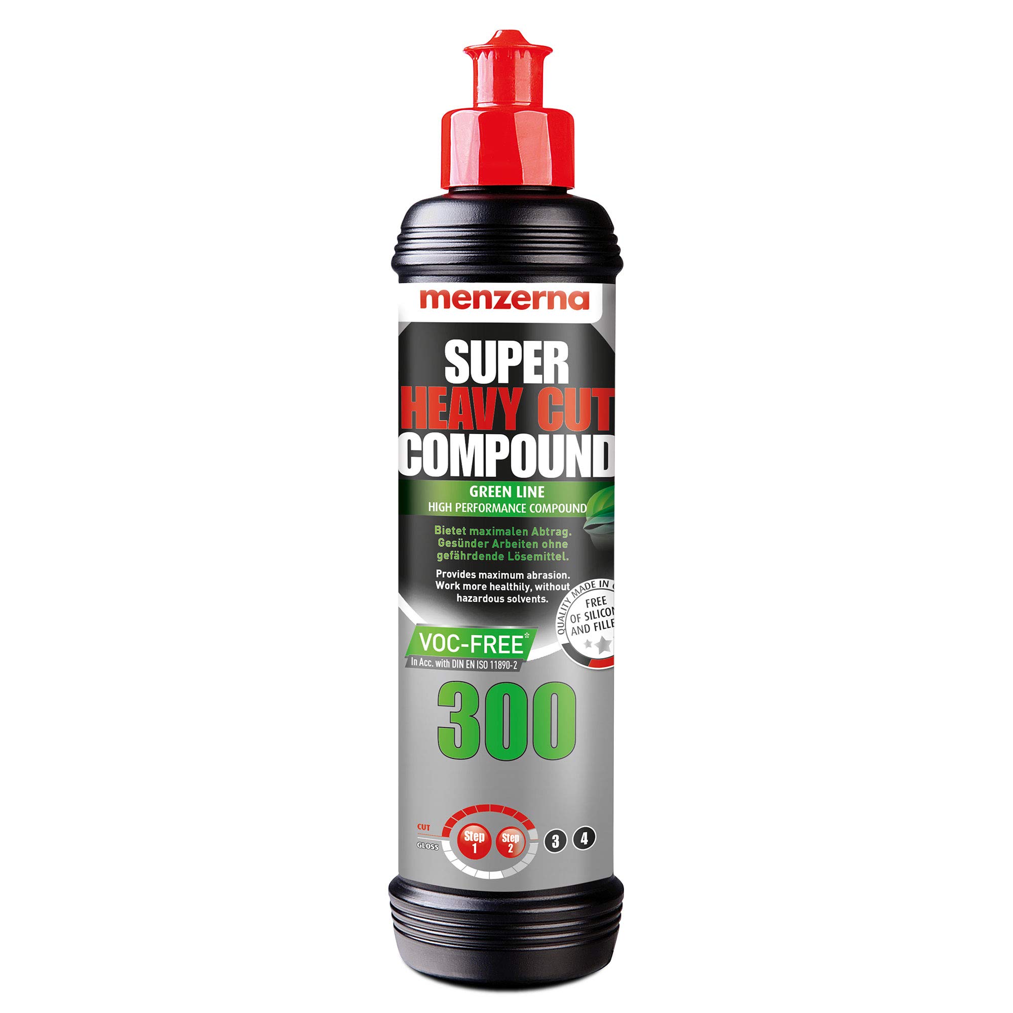 Menzerna Super Heavy Cut Compound 300 Green Line VOC-Free 250 ml