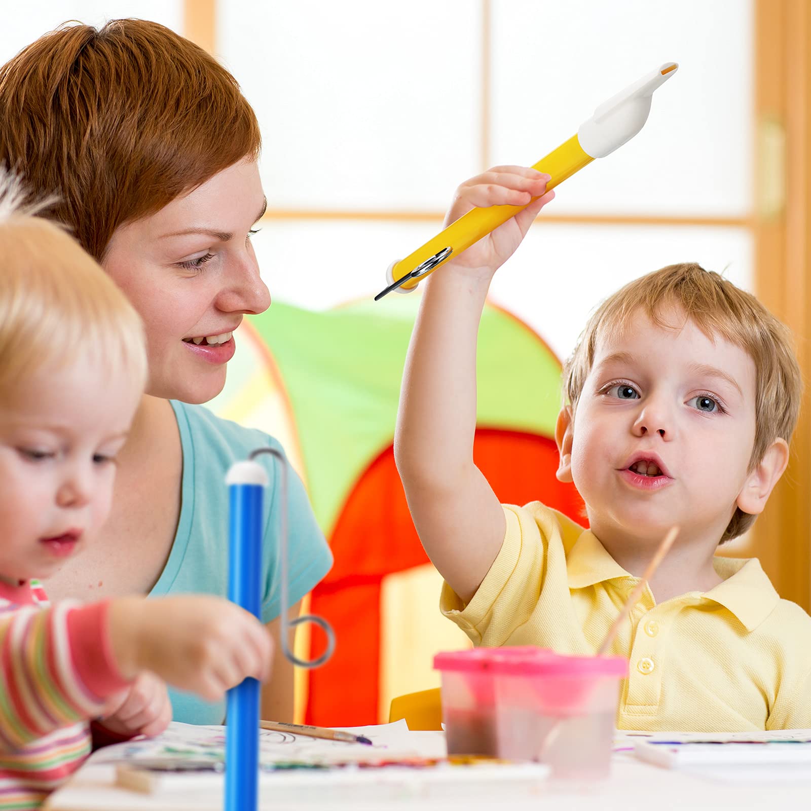 Boao 3 Pieces Slide Whistle, Slide Whistle Musical Instrument Toy for Parent-Child Games, Children's Speech and Oral Muscle Training, 10.5 Inch (Blue Purple Yellow)