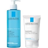 La Roche-Posay Toleriane Purifying Foaming Facial Cleanser with Niacinamide | Oil free face wash for sensitive skin with niacinamide and ceramides. Pore cleanser that won&rsquo;t dry out skin and is soap free.