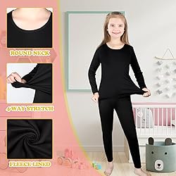 3 Set Girls Thermal Underwear Soft Long Underwear