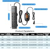 HiTauing 50W 100W 300W 500W Submersible Aquarium Heater with Auto Power-Off view 6
