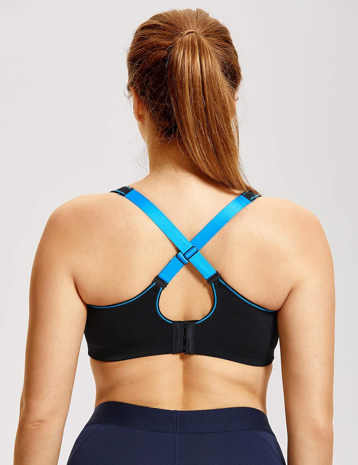 SYROKAN Womens Bounce Control High Impact Support Full Coverage Sports