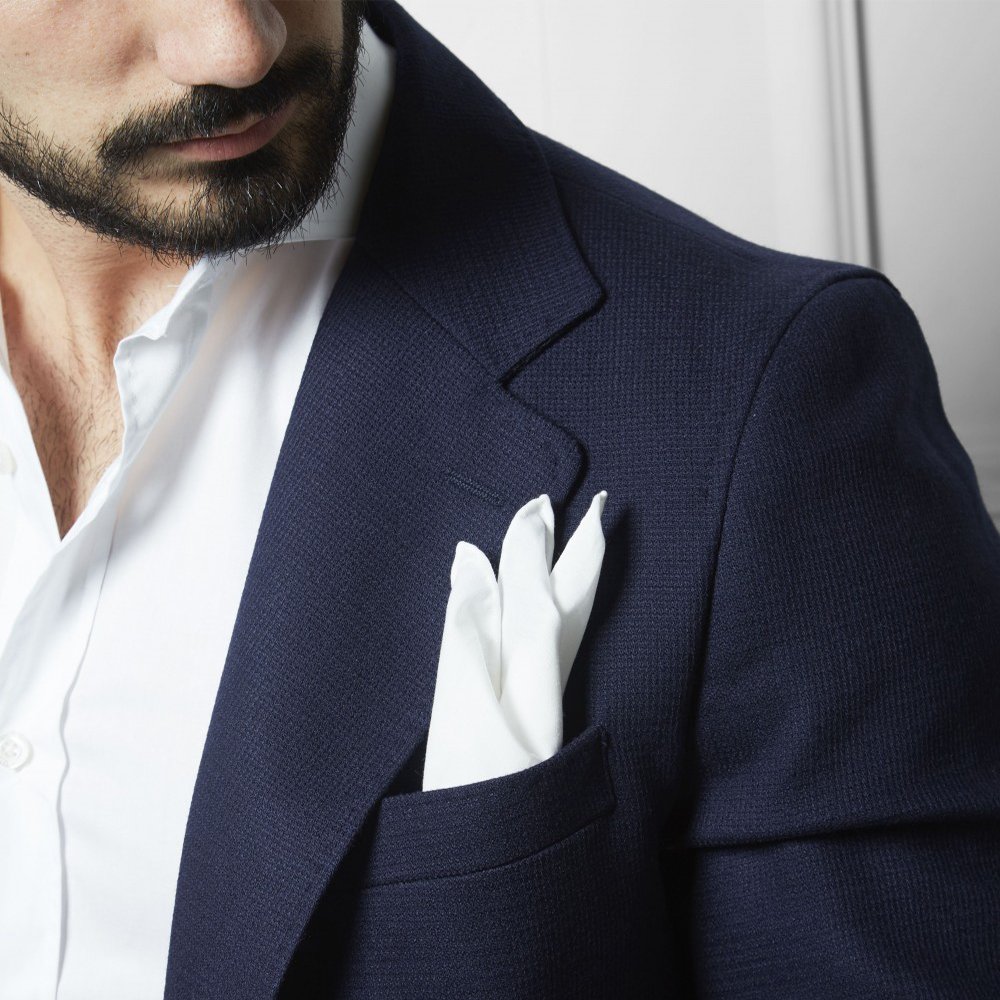 EyreLife 17.5 x 17.5 Inch Men\'s Handkerchiefs 100% Cotton White Hankies, 10 Pack