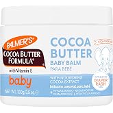 Palmer's Gentle Cocoa Butter Baby Balm, Hydrating Baby Cream (3.5 Oz) | Nourishing Dry Skin, Eczema, Cradle Cap &amp; Diaper Rash Cream, Hypoallergenic, Dermatologist Tested Essentials, 48Hr Moisture