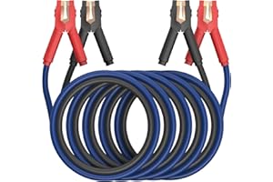 EXTRESPO Câbles de démarrage robustes de calibre 0, 7,6 m et 1000 A, câbles homologués UL pour voitures, VUS et camions 12 V 