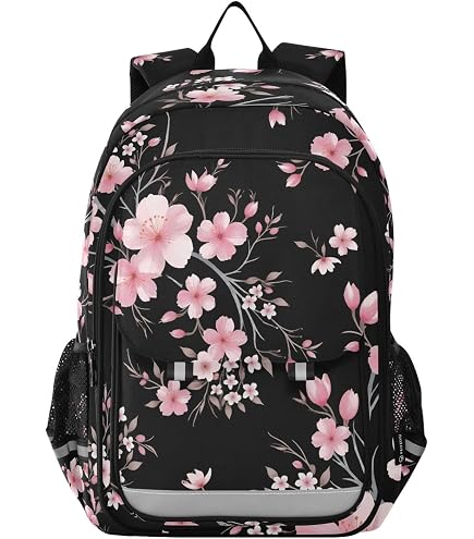 amazon sakura mini backpack ALAZA Cherry Blossom Floral and Lunch Bag Set Back Pack Bookbag Cooler Case Kits : Electronics Investing in a Shimano Get the cutest mini Color:Light Pink with Silver 6500 womens designer work bag
