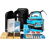 XCMAN Complete Ski Snowboard Tuning Waxing Combo Kit with Waxing Iron,Ski Wax,Side Base Edge Tuner,Ptex Base Repair,Gummy Sto