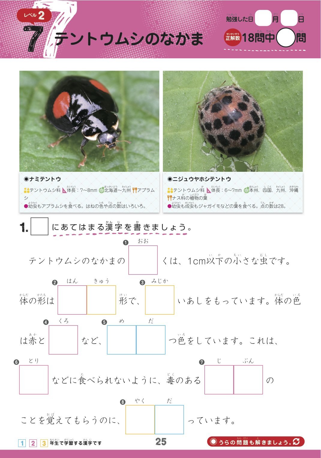 図鑑漢字ドリル小学１ ６年生 昆虫 毎日のドリル 学研の図鑑ｌｉｖｅ 学研プラス 本 通販 Amazon