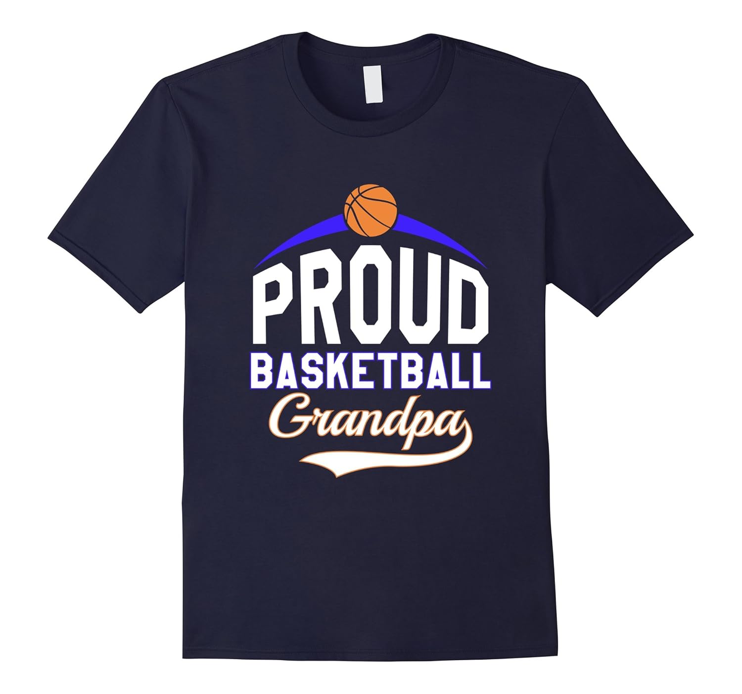 Proud Basketball Grandpa Tshirt For Sports Lovers-ANZ