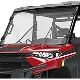KEMIMOTO Scratch Resistant Front Windshield Compatible with Polaris Ranger XP 1000/Crew 2017-2026, Ranger 1000/Crew 2020-2026, Ranger XP 900/Crew 2013-2019