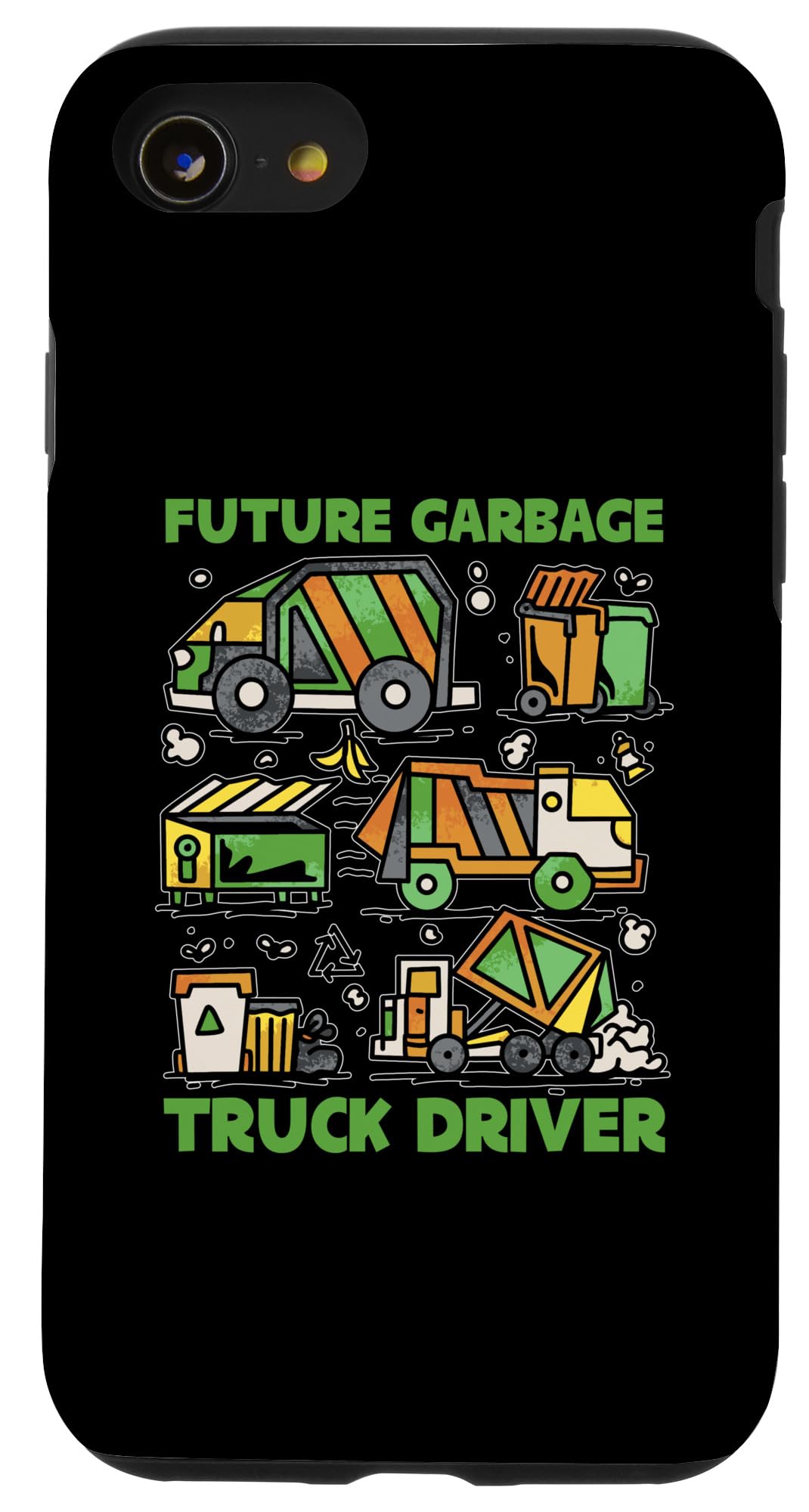 iPhone SE (2020) / 7 / 8 Future Garbage Truck Driver Recycling Day Case