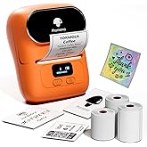 Phomemo M110 Label Maker- Mini Portable Bluetooth Thermal Label Printer for Clear Label, Barcode, Clothing, Office, Business,