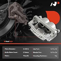 A-Premium Disc Brake Caliper Assembly with Bracket