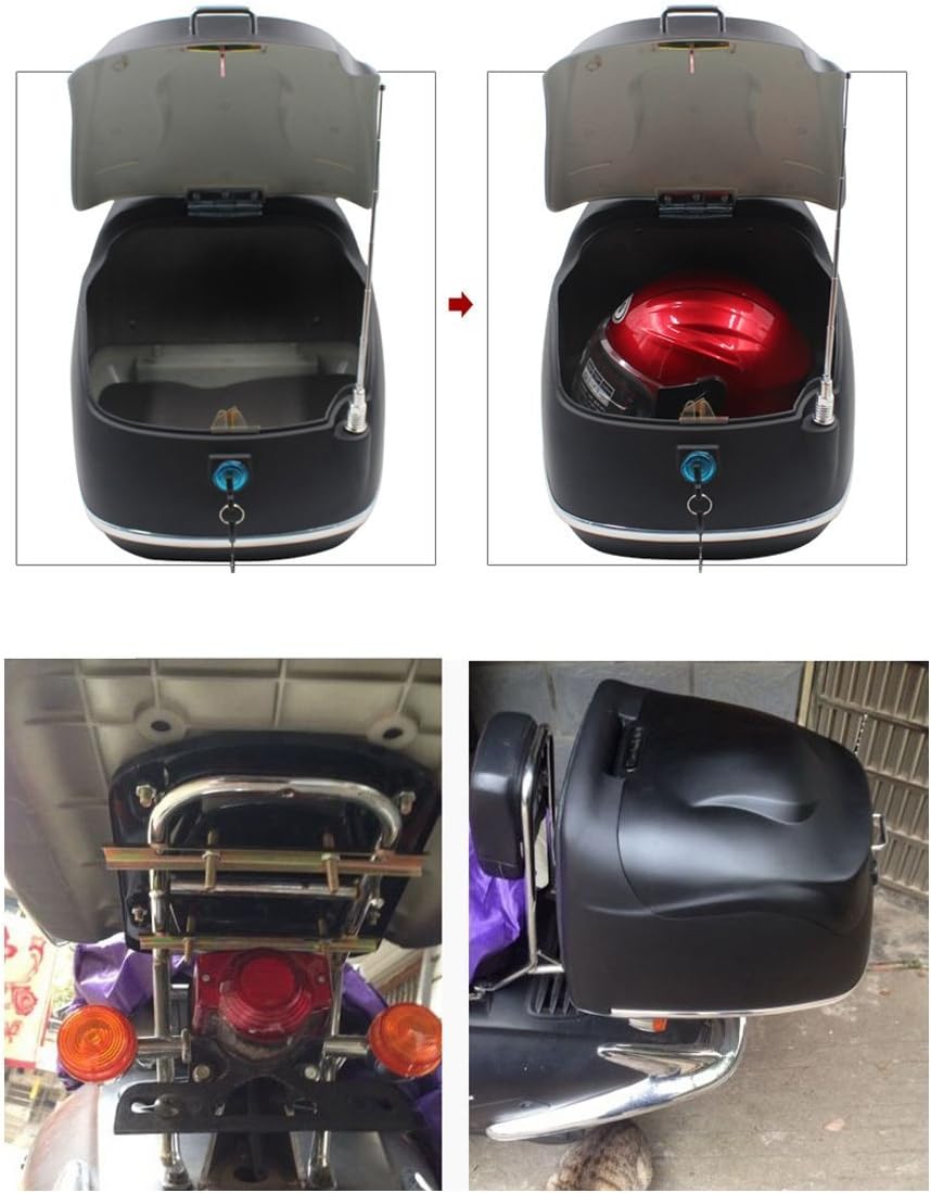 Autoinbox Moto Moteur Moto Top Boîtier Arrière Coque Arrière Bagages de