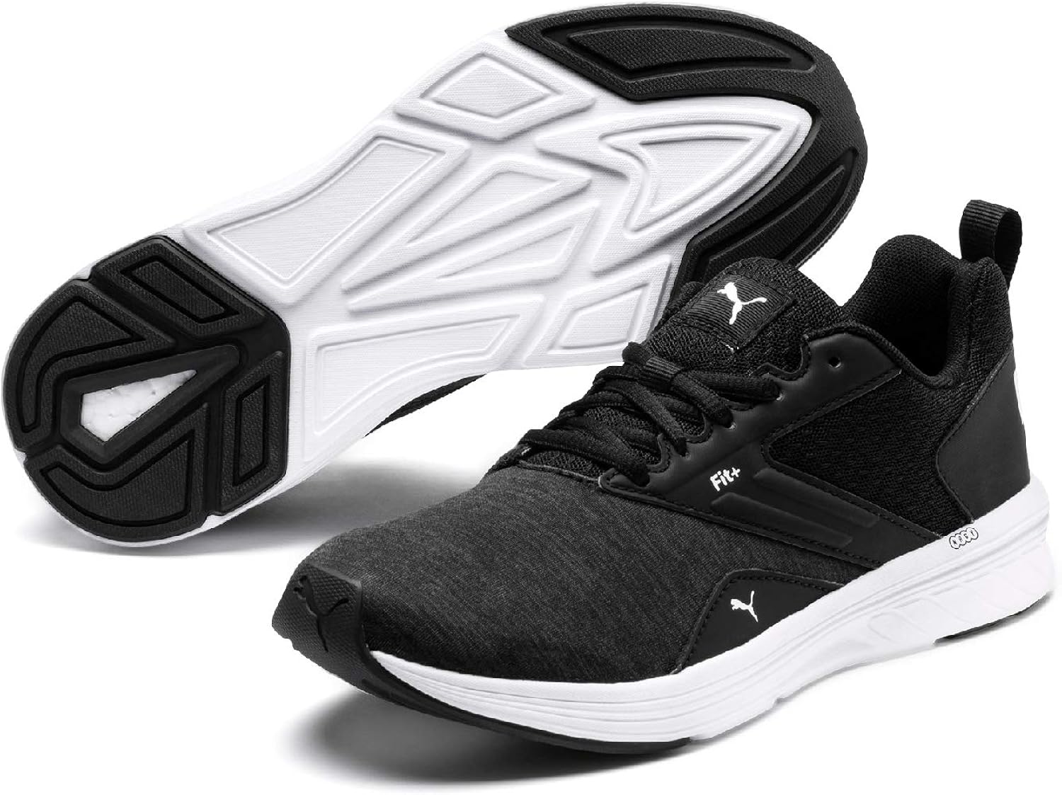 Puma Unisex-Erwachsene NRGY Comet Laufschuhe, Schwarz (Puma Black-Puma White 06)