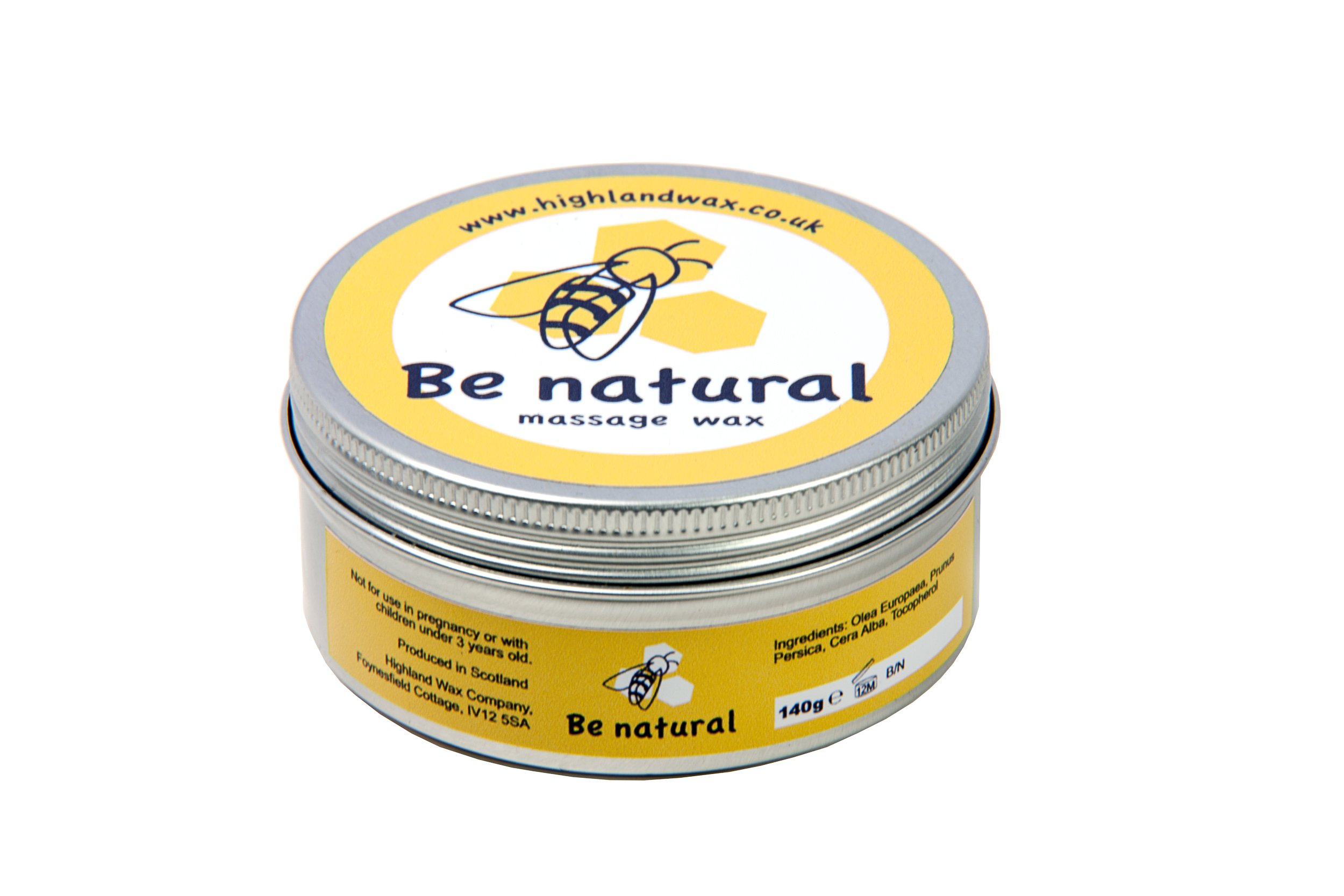 Be Natural Massage Wax (140g)