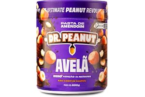 Dr. Peanut Pasta de Amendoim Avelã 600G - Com Whey Protein