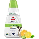 Bissell Simply Spot &amp; Stain Portable Carpet Cleaner Formula, 32 oz, 3368 | Simple formula for portable carpet cleaner use; 32 oz for quick spot &amp; stain removal