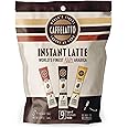 Caffelatto Instant Coffee Latte Mix – Mocha, Vanilla, Caramel – 100mg Caffeine Strong Coffee – Single Serve Sticks for Milk Frothers, 9 Count