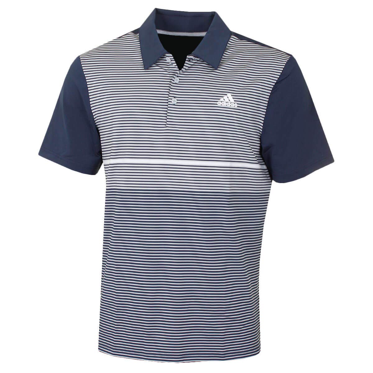 adidas men's ultimate365 colorblock golf polo