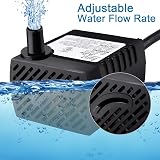 BARST 250L/H Submersible Pump 3.6W Quiet AC 220V with 4 Suction Cups view 2