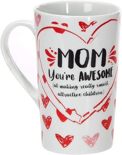 Amazon Co Jp お母さんへの面白いギフト Mom You Re Awesome 16オンス セラミック ママ マグ 母の日や 誕生日プレゼントに ホーム キッチン