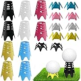 Chinada Tech Golf Simulator Tees, Indoor Golf Tees, Practice Training Golf Mat Tees, Plastic Golf Tees for Winter Turf and Dr