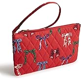 Vera Bradley womens Premium Cotton Zip Wristlet