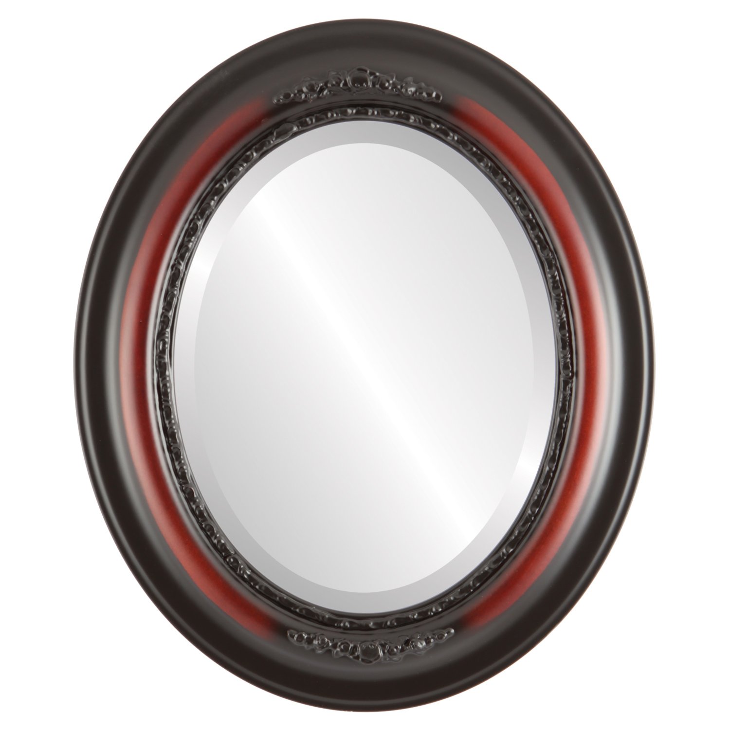 Oval Beveled Wall Mirror for Home Decor Boston Style