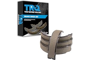 TRQ Rear Parking Brake Shoe Set Compatible with 2012-2016 Ford F-150