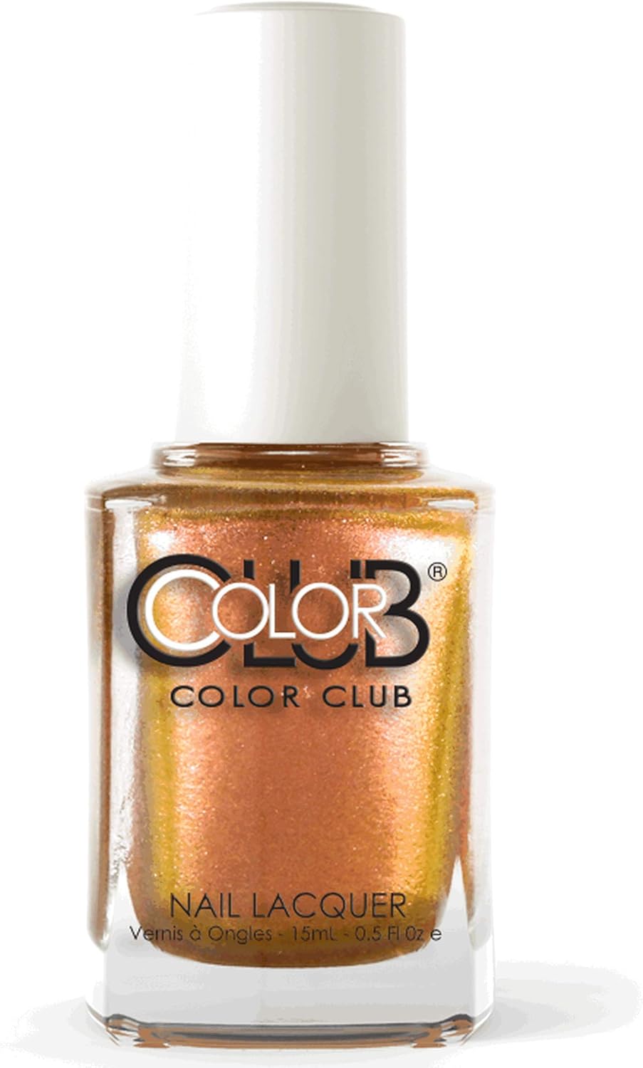 Amazon Com Color Club Nail Lacquer All Charged Up Aura Energy Collection Gold Color 5 Fl Oz 15 Ml Health Personal Care