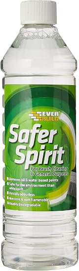 Everbuild Safer Spirit Non-Toxic 750ml – Virtually Odourless Cleaning Fluid view 1