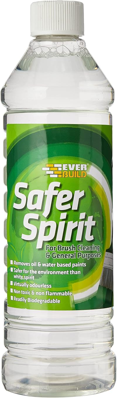 Everbuild Safer Spirit Non-Toxic 750ml – Virtually Odourless Cleaning Fluid